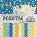 Набор бумаги 20х20 см "Роботы", 12 листов (ScrapMania)