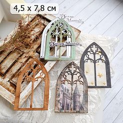 Нож "Окна. Королевский витраж", 4,5х7,8 см (ScrapMania)