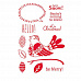 Набор штампов "Eline's Bird. Птичка" (Marianne design)