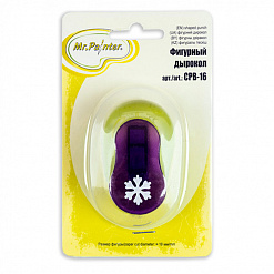 Дырокол Mr.Painter 1,6 см "Снежинка 2" (Mr.Painter)