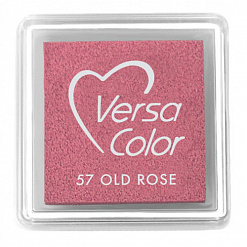 Подушечка чернильная пигментная Versacolor, размер 2,5х2,5 см, цвет зрелая роза