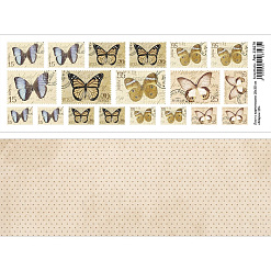 Лист с картинками 10х30 см "Марки 19" (ScrapMania)