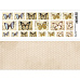 Лист с картинками 10х30 см "Марки 19" (ScrapMania)