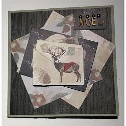 Набор бумаги 15х15 см "Festive Fauna. Торжество природы", 32 листа (DoCrafts)