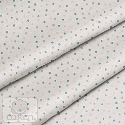 Отрез ткани 79х50 см "Горох цветной" (Cotton)