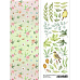 Лист с картинками 10х30 см "Улыбка весны. Листики и птички" (ScrapMania)