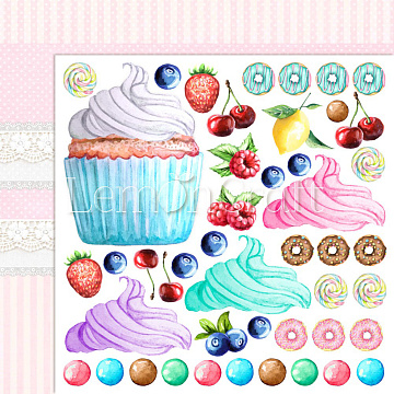 Бумага "Something Sweet 04" (Lemon Craft)