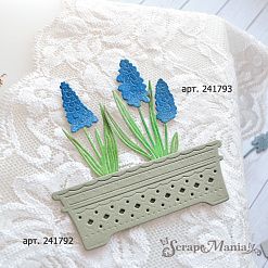 Нож "Первоцветы. Мускари", 3,6х7,8 см (ScrapMania)