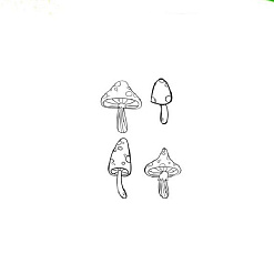 Штамп "Мухоморы малые", 2х1,7 см (Арт-кладовая)