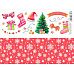 Лист с картинками 10х30 см "Новогодние декорации" (ScrapMania)