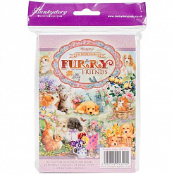 Набор бумажных карточек "The Little Book Of Furry Friends" (Hunkydory)