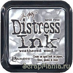 Штемпельная подушечка Distress Ink Старое дерево (Weathered Wood)