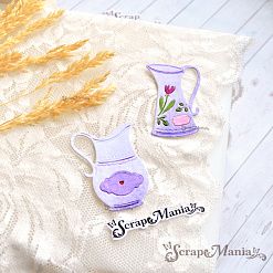 Нож "Кувшины", 3,8х5 см (ScrapMania)