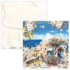Набор бумаги 15х15 см "Mediterranean Heaven", 24 листа (Mintay)