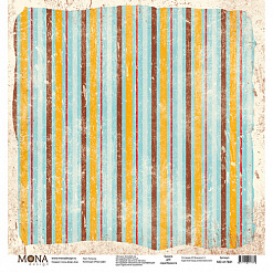 Бумага "Ретро кафе. Полоска" (MonaDesign)