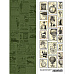 Лист с картинками 10х30 см "Мужской винтаж. Марки" (ScrapMania)