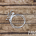 Чипборд "Мини-рамка с грибами 2278" (Fantasy)