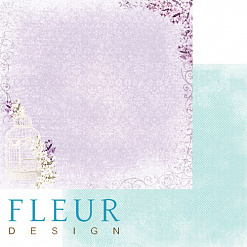 Набор бумаги 15х15 см "Веление сердца", 24 листа (Fleur-design)