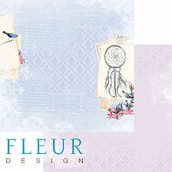 Набор бумаги 15х15 см "Веление сердца", 24 листа (Fleur-design)
