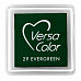 Подушечка чернильная пигментная Versacolor, размер 2,5х2,5 см, цвет темный зелёный