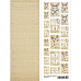 Лист с картинками 10х30 см "Марки 25" (ScrapMania)