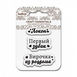 Набор штампов "Бирочка из роддома" (ScrapBerry's)