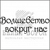 Штамп "Волшебство вокруг нас" (Белый ворон)