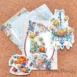 Набор высечек из бумаги "Затерянная среди роз. Детали", 19 шт (ScrapMania)