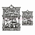 Штамп "Карточки Хогвартс экспресс", 7,5х5,5 см (Memstory)