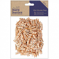 Набор деревянных прищепок "Bare Basics" (DoCrafts)