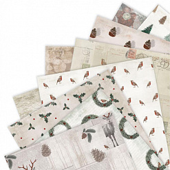Набор бумаги 15х15 см "Festive Fauna. Торжество природы", 32 листа (DoCrafts)